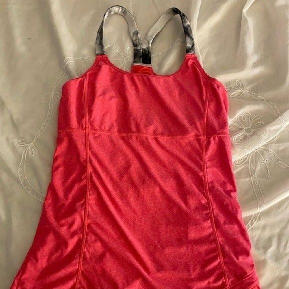 MPG womens workout top orange medium